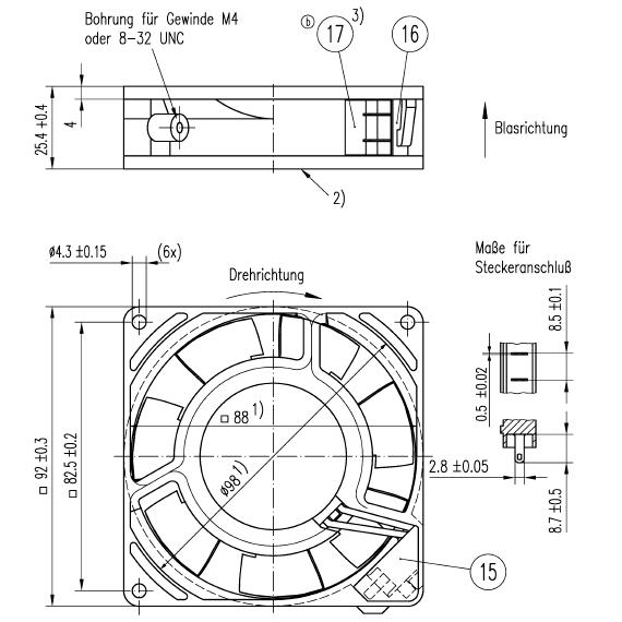 Вентилятор компактный ebmpapst 3950