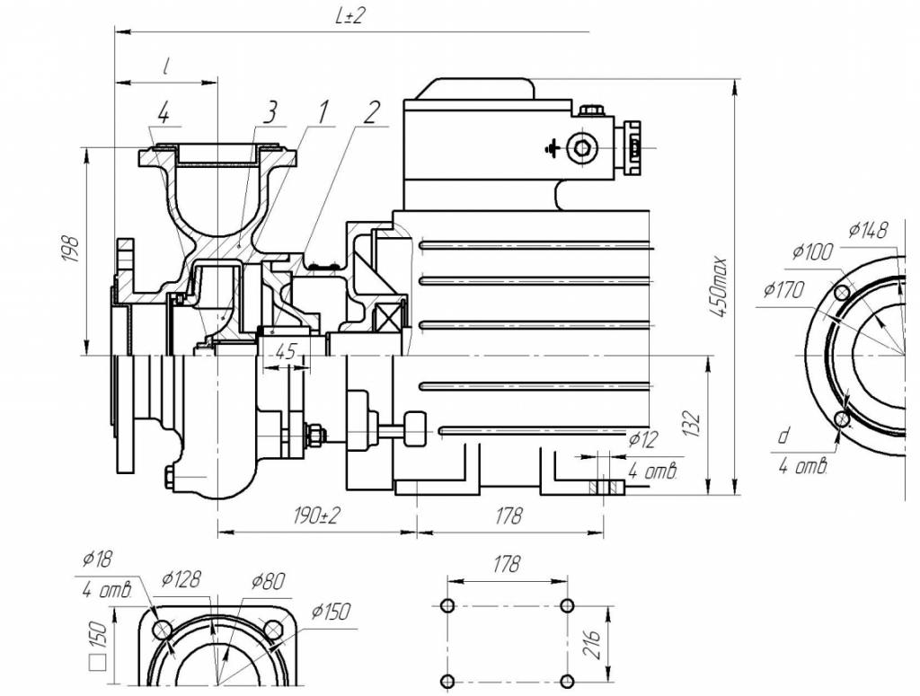 Габариты КМ 100-80-170 Е.png