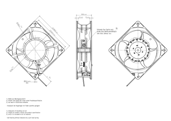 Вентилятор компактный ebmpapst 5318/2 HP