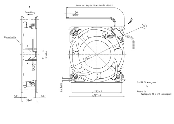 Вентилятор компактный ebmpapst DV 5214/2 NU-807