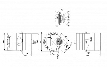 Центробежный вентилятор ebmpapst G3G125AA2010