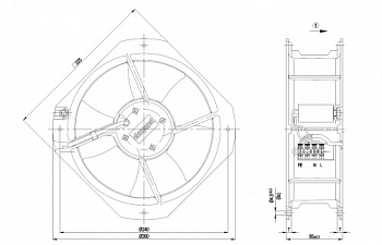Осевой вентилятор ebmpapst W2E200HH8601