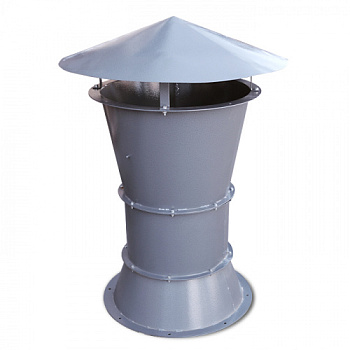 Вентилятор крышный осевой ВКРО-4 с двигателем 0,25/1000