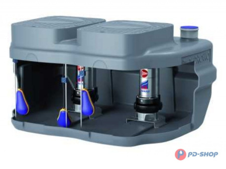 Станция насосная канализационная Pedrollo SAR 550 - VXm 10/35-ST 10м