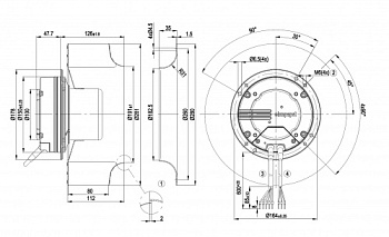 Центробежный вентилятор ebmpapst R3G280AF3571
