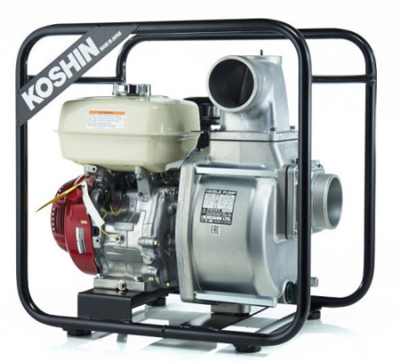 Мотопомпа бензиновая для среднезагрязненных вод Koshin STH-100X o/s