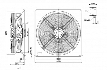 Осевой вентилятор ebmpapst W4D710GE0107