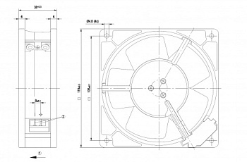Осевой вентилятор ebmpapst W2G107AD0302