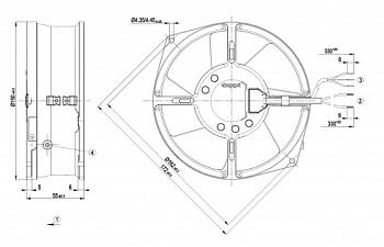 Осевой вентилятор ebmpapst W2S130AA0387