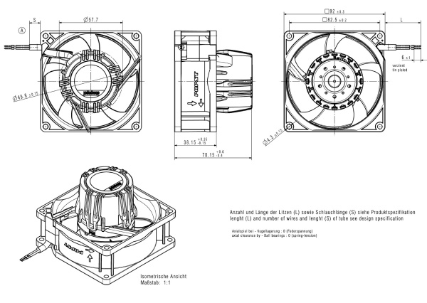 Вентилятор компактный ebmpapst AC3200JHU