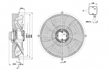 Осевой вентилятор ebmpapst S8D500AJ0301