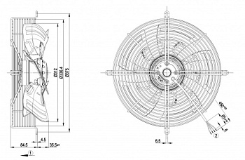 Осевой вентилятор ebmpapst S4E315AS2030