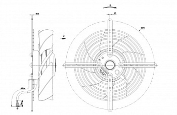 Осевой вентилятор ebmpapst S2D200BI1801