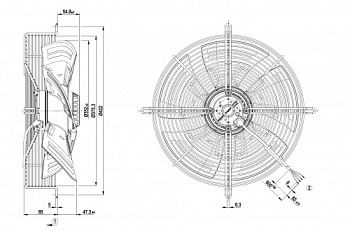 Осевой вентилятор ebmpapst S4E350AN0230