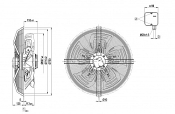 Осевой вентилятор ebmpapst S4D630BF0304