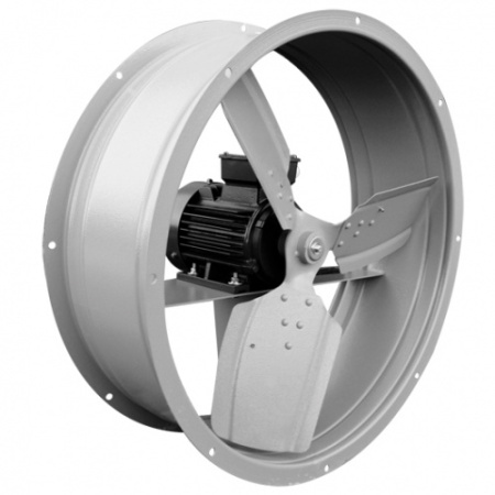 Вентилятор осевой ВО 14-320 №5 с двигателем 0,37/1500 завод Вентилятор