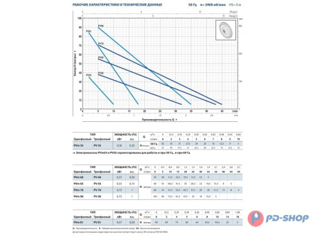 Насос вихревой Pedrollo PV 81 - EPDM
